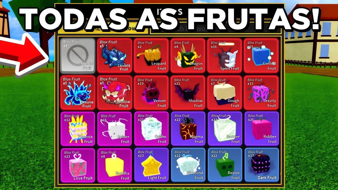 ATUALIZADO: TODAS AS FRUTAS DO BLOX FRUITS FULL POWER EM 2023 - YouTube