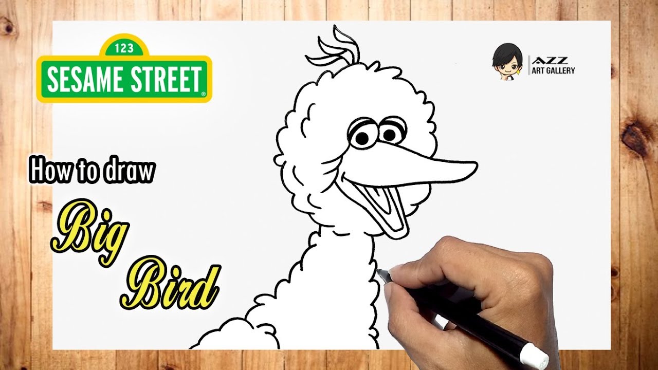 Share more than 66 big bird sketch latest - in.eteachers