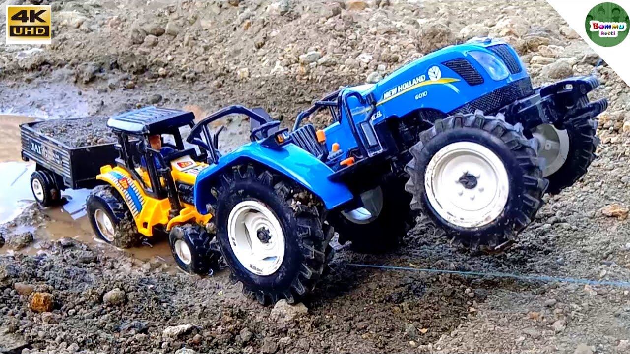 New Holland Tractor Toys for Kids | JCB | JCB Toys for Kids video ...