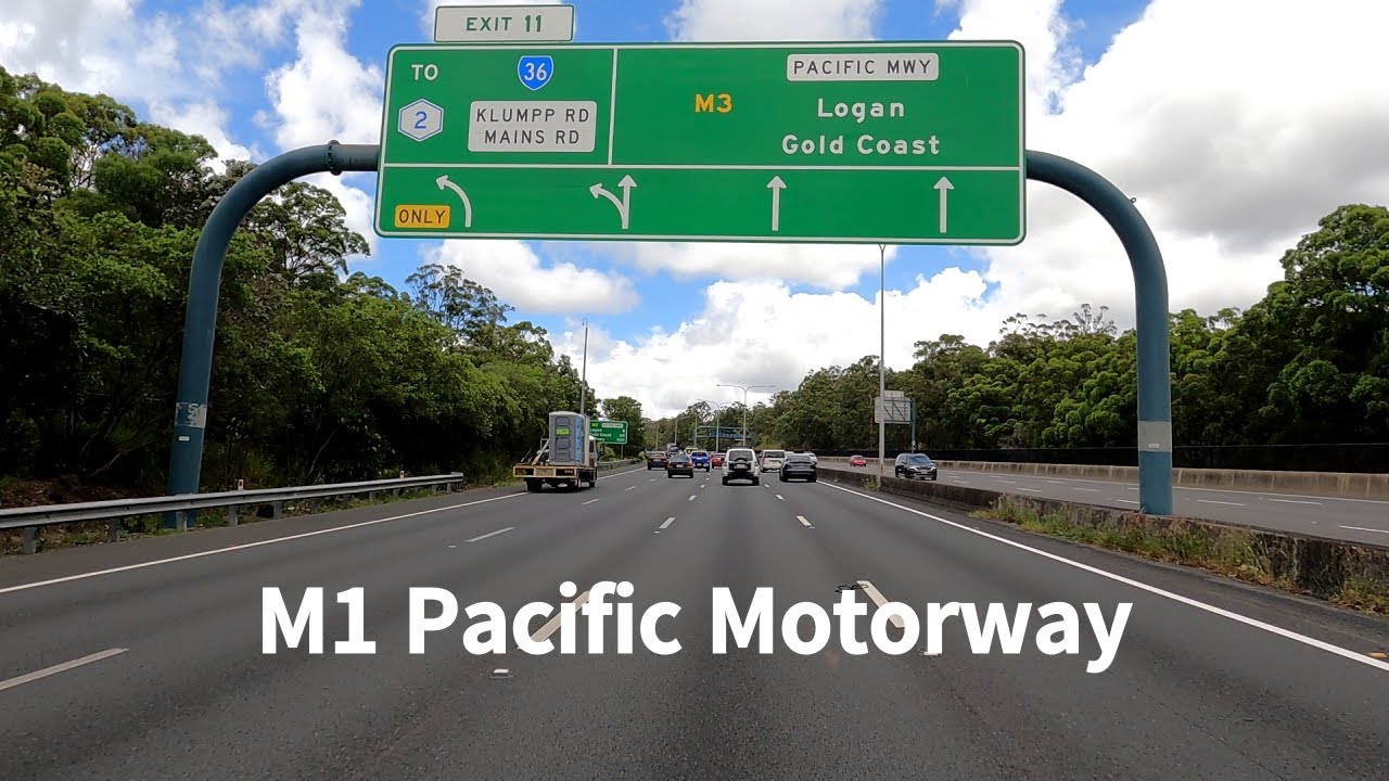 [4K] Driving Brisbane, M1 pacific motorway Queensland Australia - YouTube