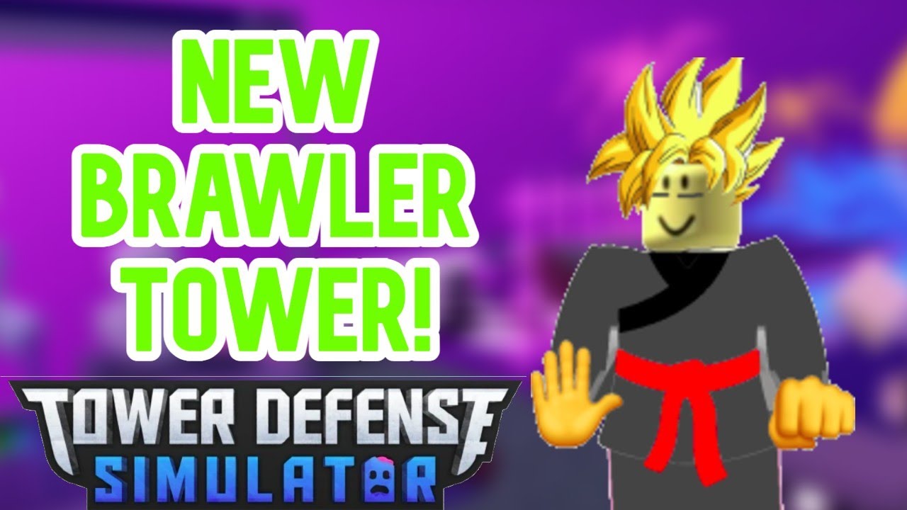 BRAWLER TOWER SHOWCASE! (NEW TOWER FAN MADE!) (ROBLOX TOWER DEFENSE ...