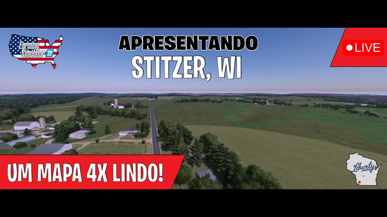 Farming Simulator 22 | APRESENTANDO O MAPA STITZER, WI | PC - YouTube