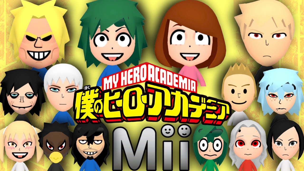 Miis ive recently created mostly from forgotten cartoons and anime   rMiitopia