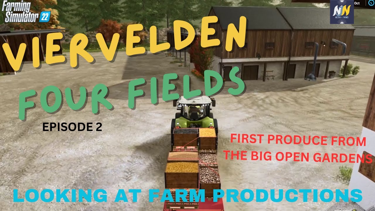 FS22 - FOUR FIELDS - VIERVELDEN - FARM PRODUCTIONS HOW THEY WORK ...