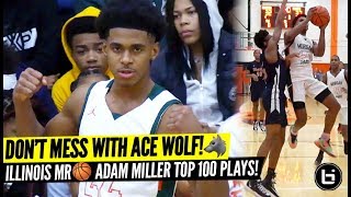 Adam Miller Top 100 Plays Illinois Mr Basketball Ace Wolf Ultimate Senior Szn Highlights