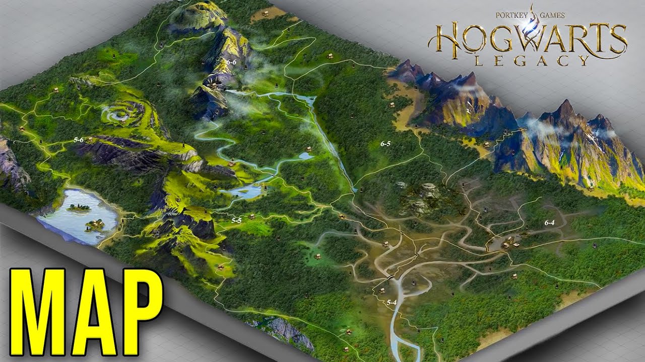 Hogwarts Legacy Interactive Map Unveiling the Magical World – GamerGog