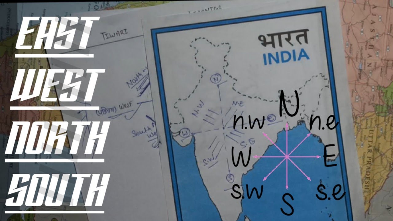 India Map With North South East West - Get Latest Map Update