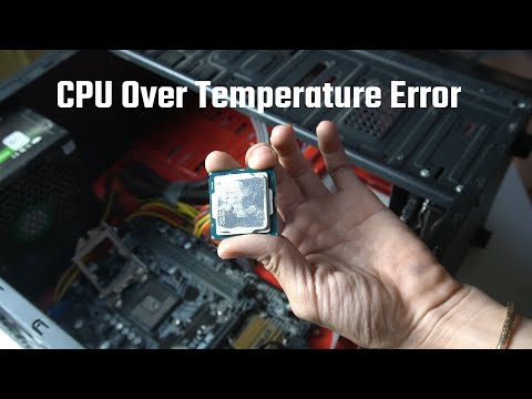 CPU Over Temperature Error