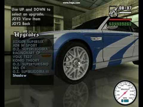 Gta san andreas mods bmw m3