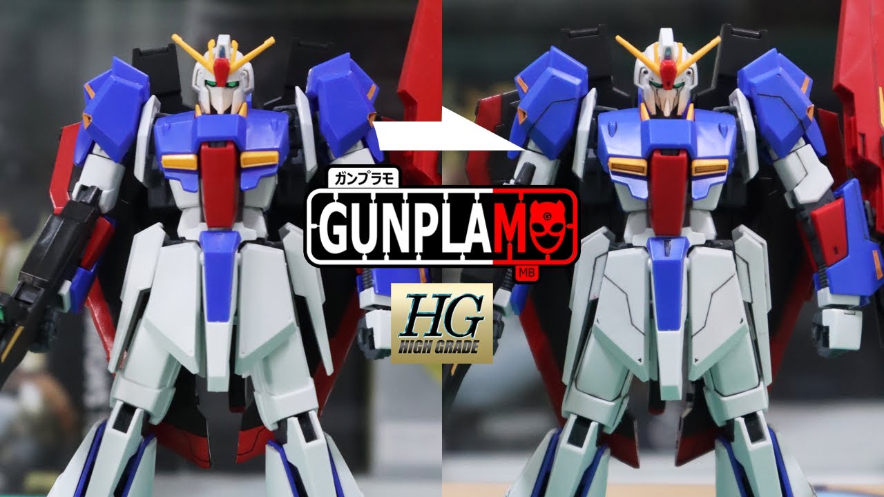 HG Zeta Gundam : Custom By GUNPLAMO - YouTube