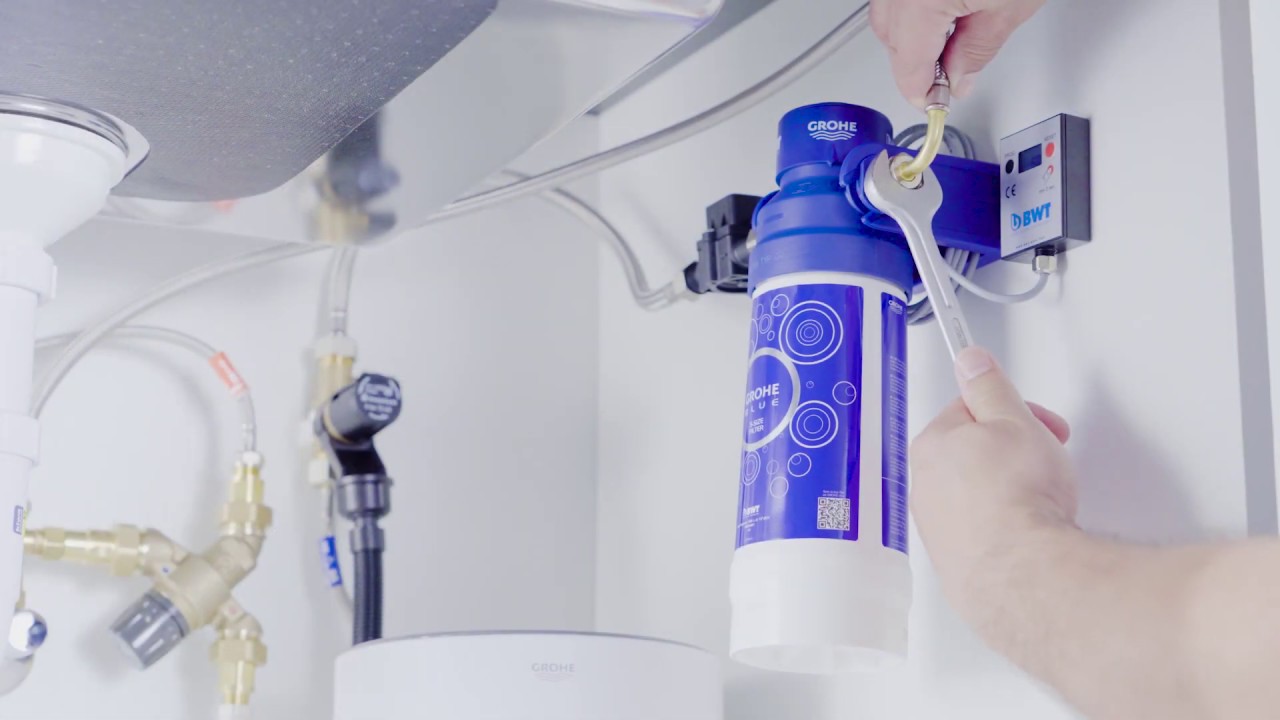 Grohe Red Kokendwaterkraan Met Filter En Mengventiel Installeren - Youtube