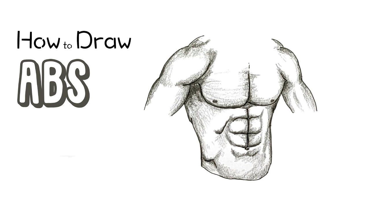 How to Draw Abs - YouTube