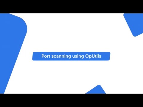 Port Scanner - ManageEngine OpUtils