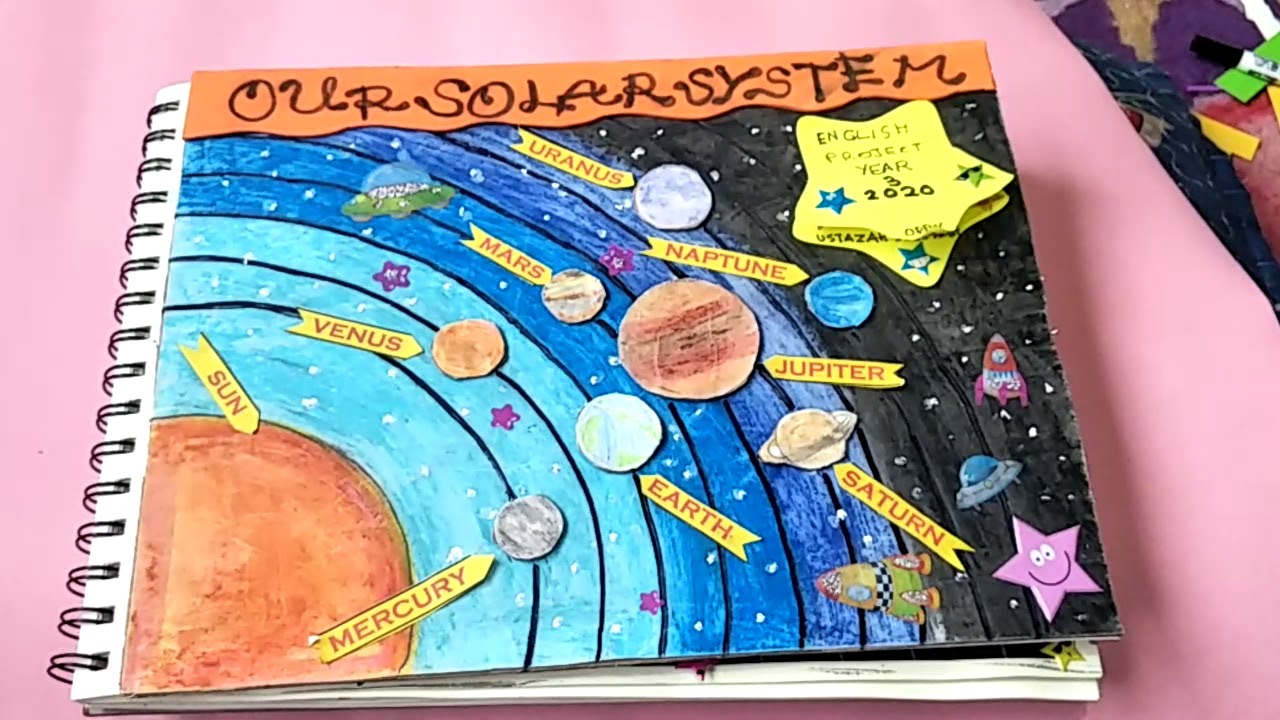 Solar System Scrapbook Cover