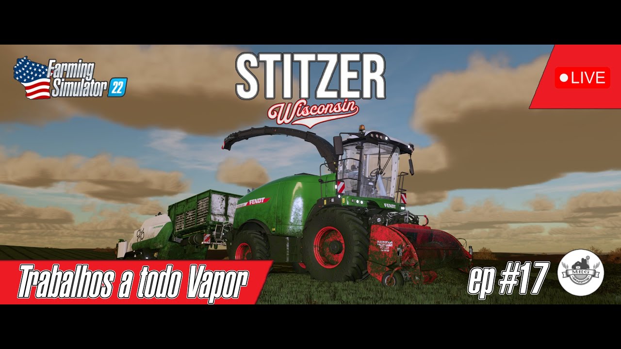 FS 22 | MAPA STITZER, WISCONSIN | TRABALHOS A TODO VAPOR | MULTIPLAYER ...