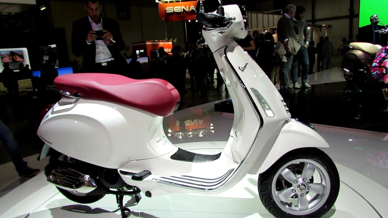 2014 Vespa Primavera 150 4T 3V White Colour Scooter 