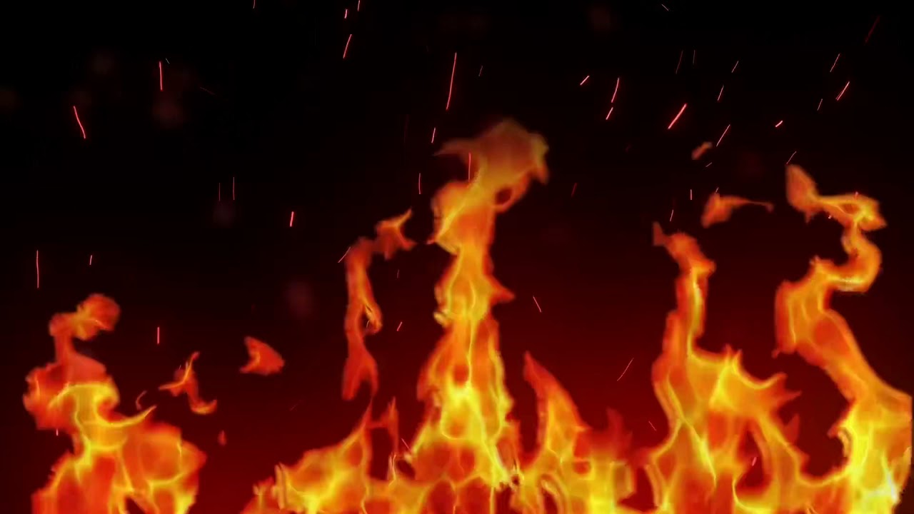 ? Burning Fire Flames Sparks Animated VJ Loop Video Background for Edits -  YouTube