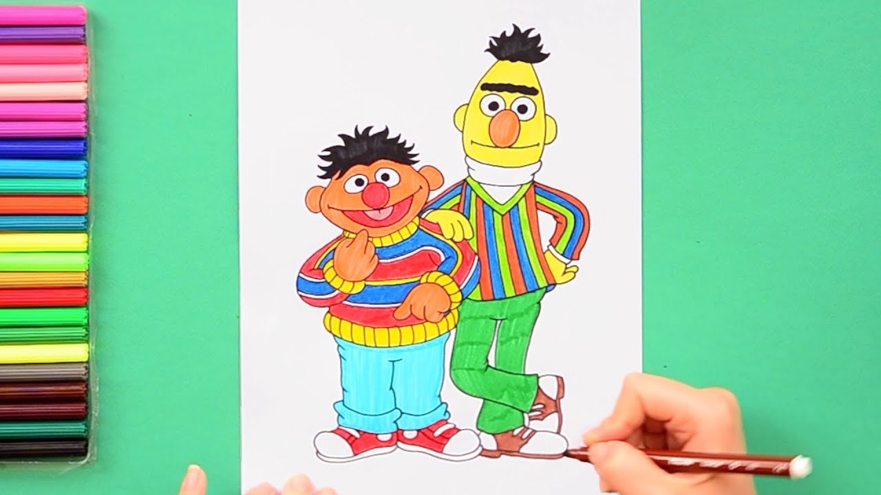 Comment dessiner Bert et Ernie [Sesame Street]