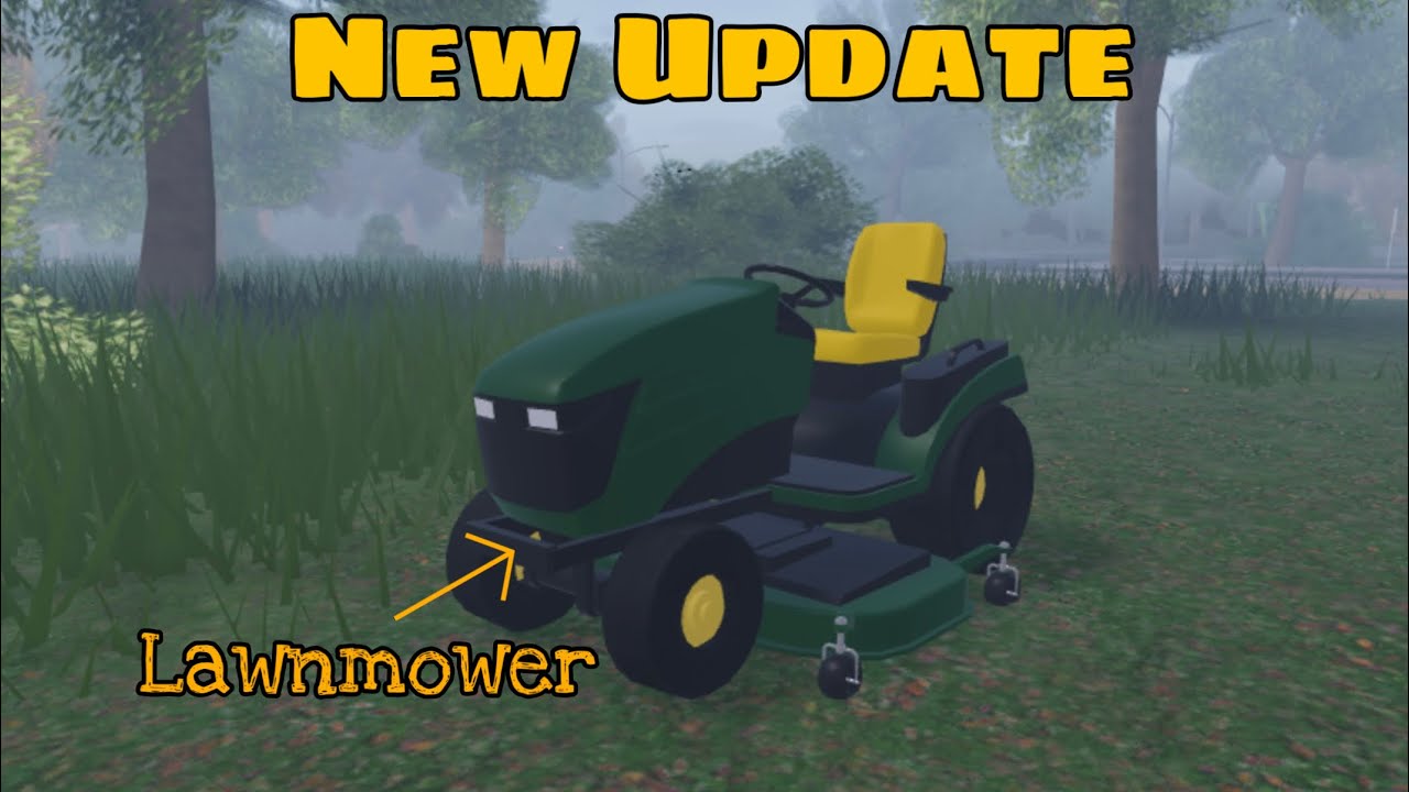 New update in ERLC Roblox (lawnmower) - YouTube