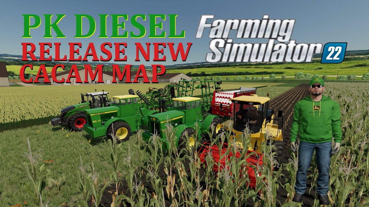 RELEASED NEW CATTLE AND CROPS AND MORE MAP FS22 NEW NH FX450 FORAGE ...