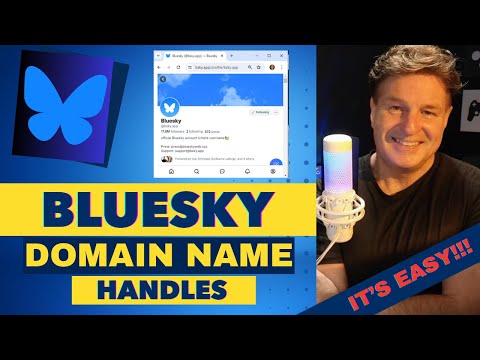 Set your Bluesky handle to a custom domain name