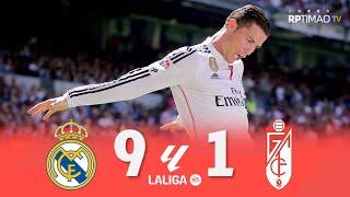 Real Madrid 9 X 1 Granada C Ronaldo 5 Goals La Liga 1415 Goals Highlights ᴴᴰ