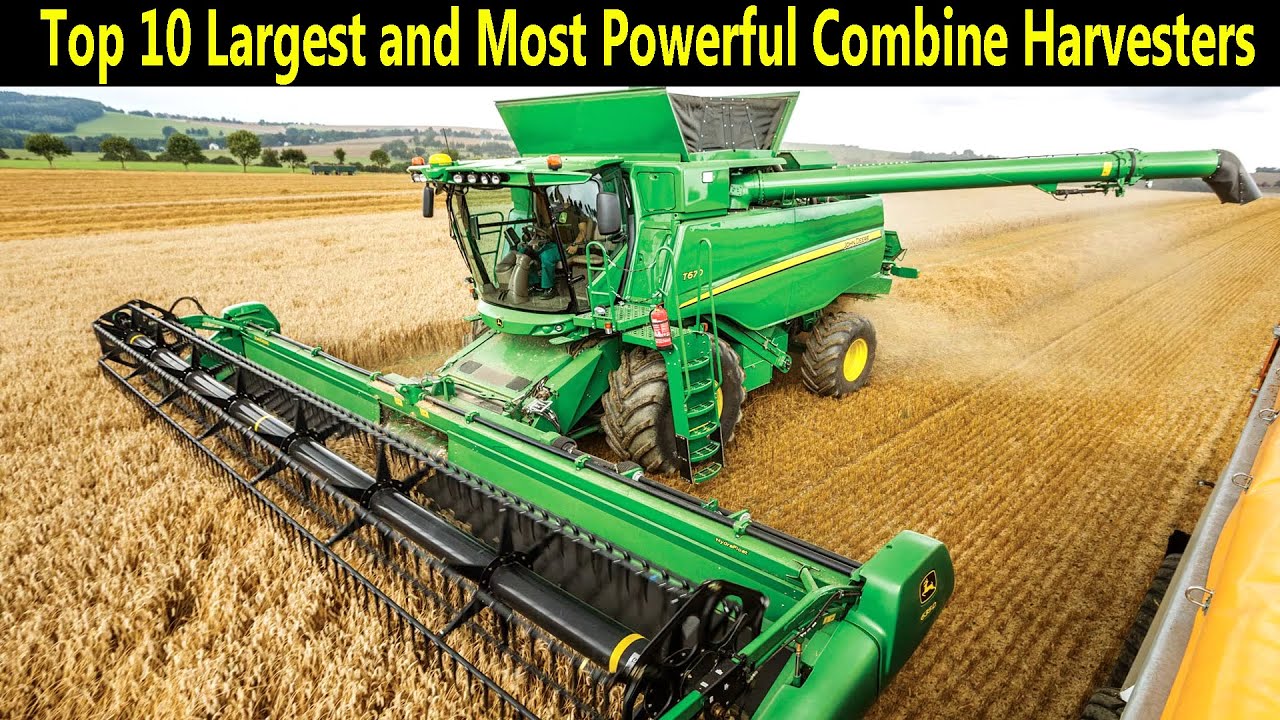 Combine Harvester - Top 10 Largest and Most Powerful Combine Harvesters ...