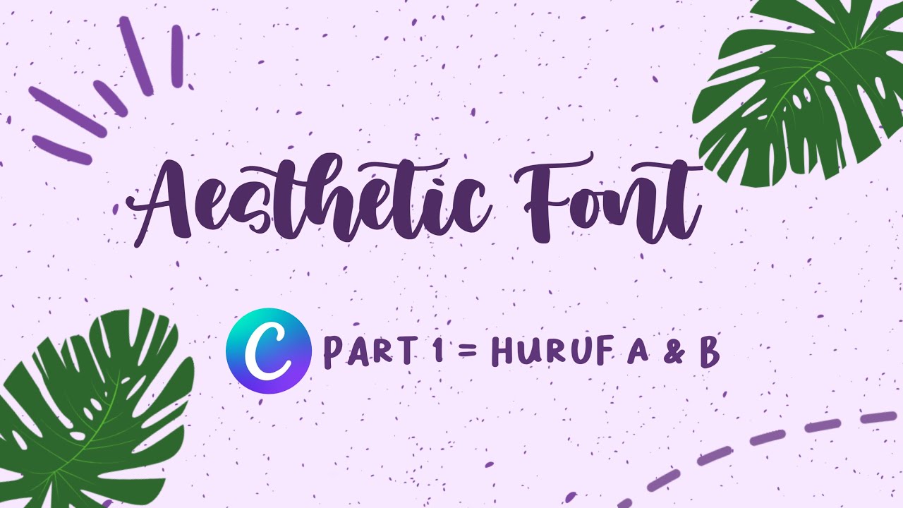 Aesthetic Fonts Part Alfabet Font Font Huruf Jenis Huruf Tulisan | My ...