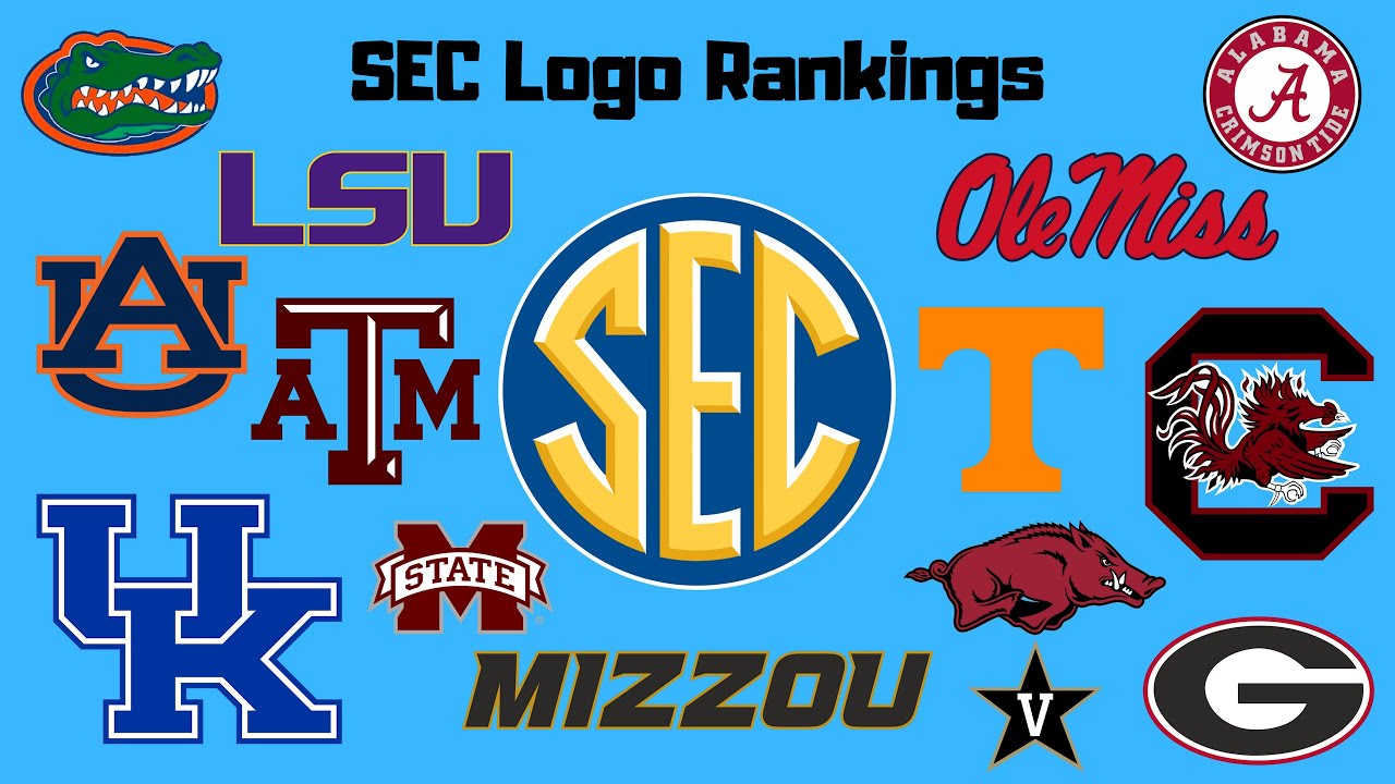 Sec College Team Logos