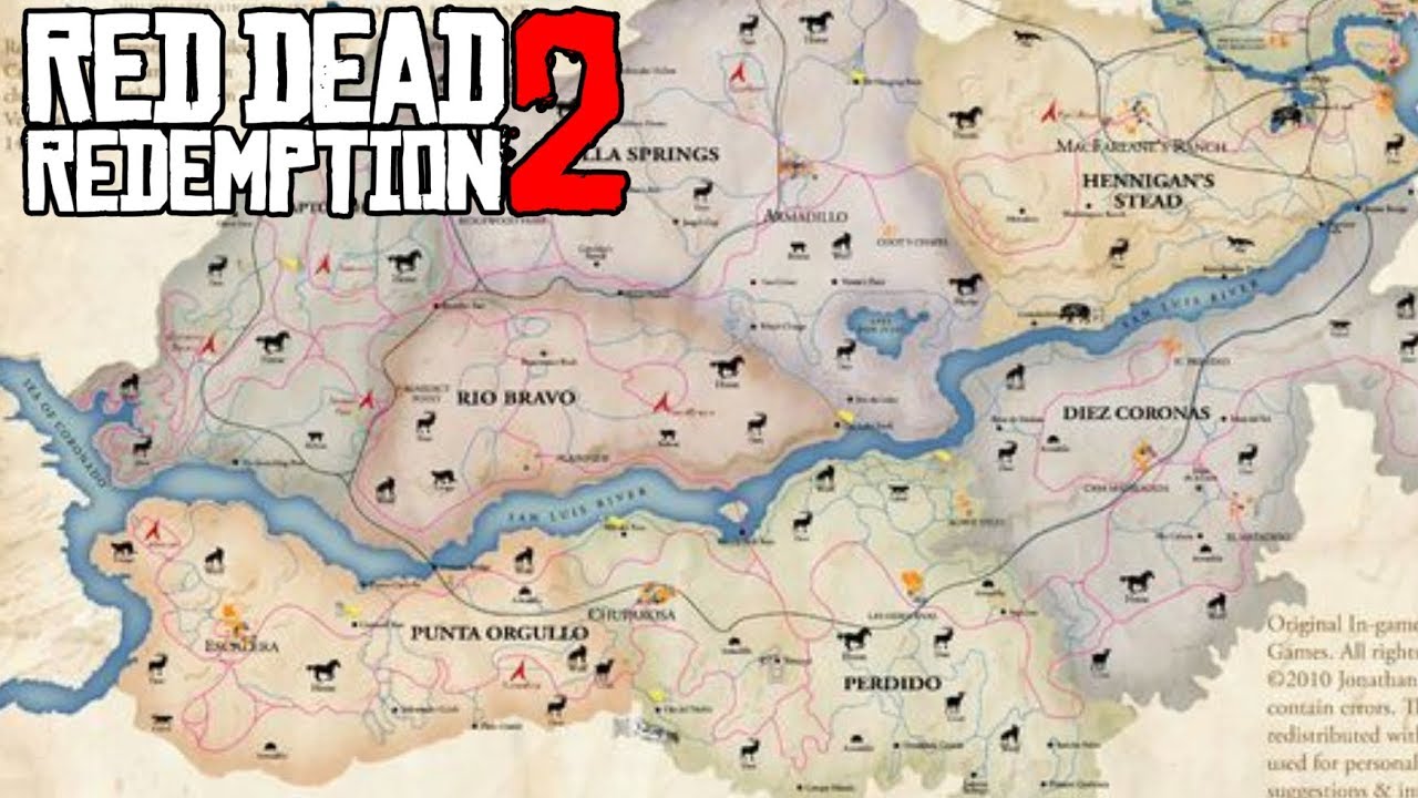 Red dead redemption 2 best interactive map - electrichon