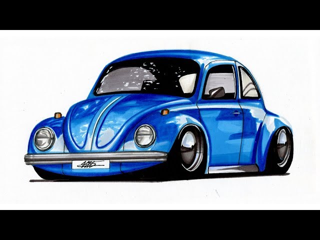 Vw Bug Drawing