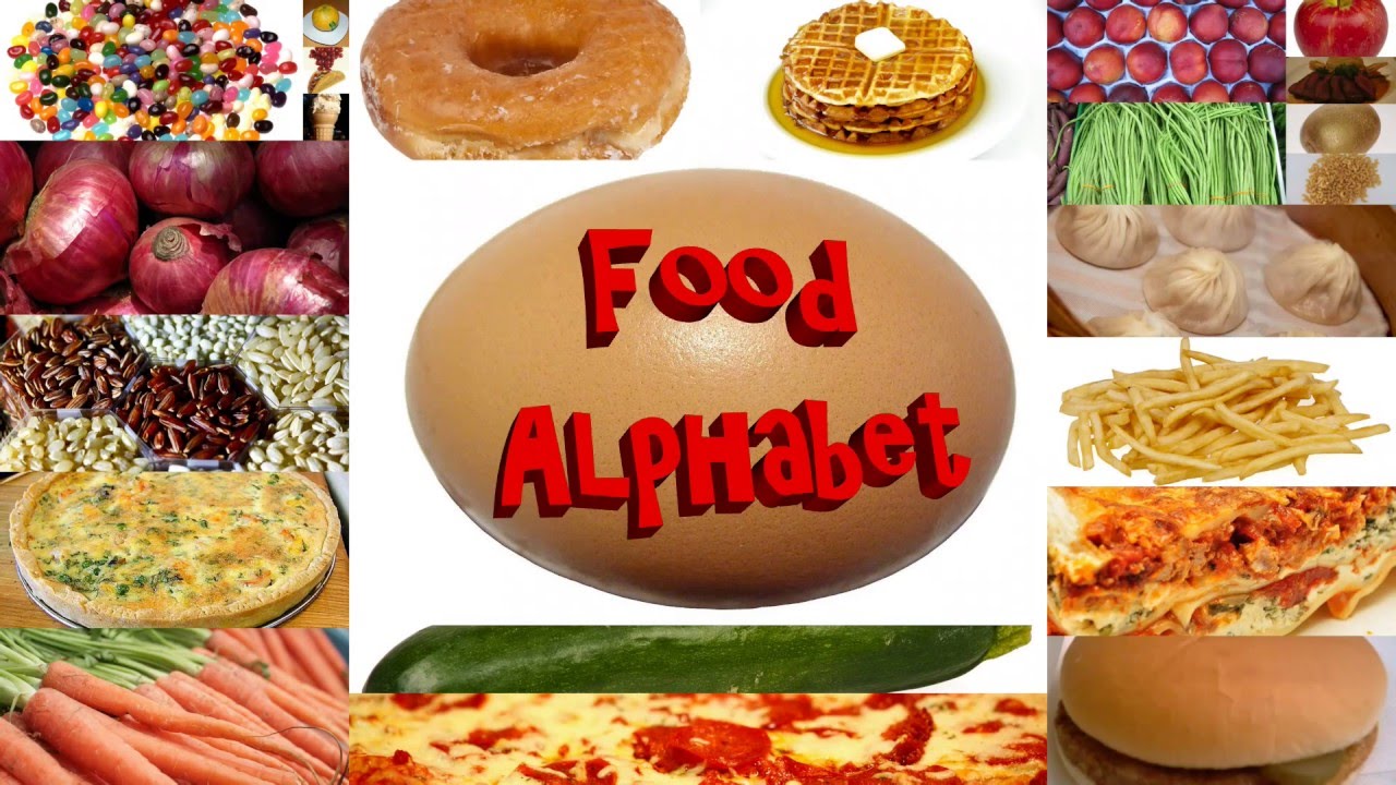 Food Alphabet Chart