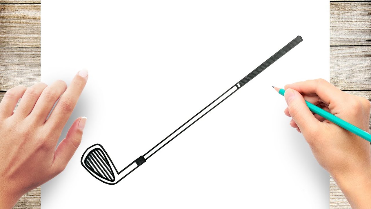 How to Draw Golf Club - oggsync.com