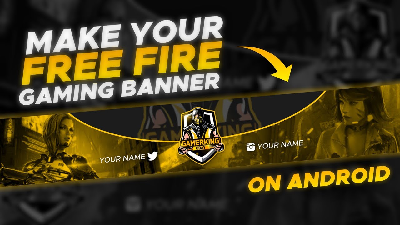 Free Fire Youtube Banner Image Free fire banner for a youtube channel