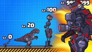 I built THE STRONGEST T-REX CYBORG in Robot Dinosaur Black T-Rex