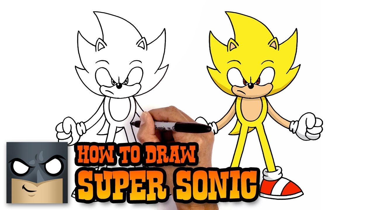 how to draw sonics Como dibujar a sonic paso a paso a lapiz lento ...