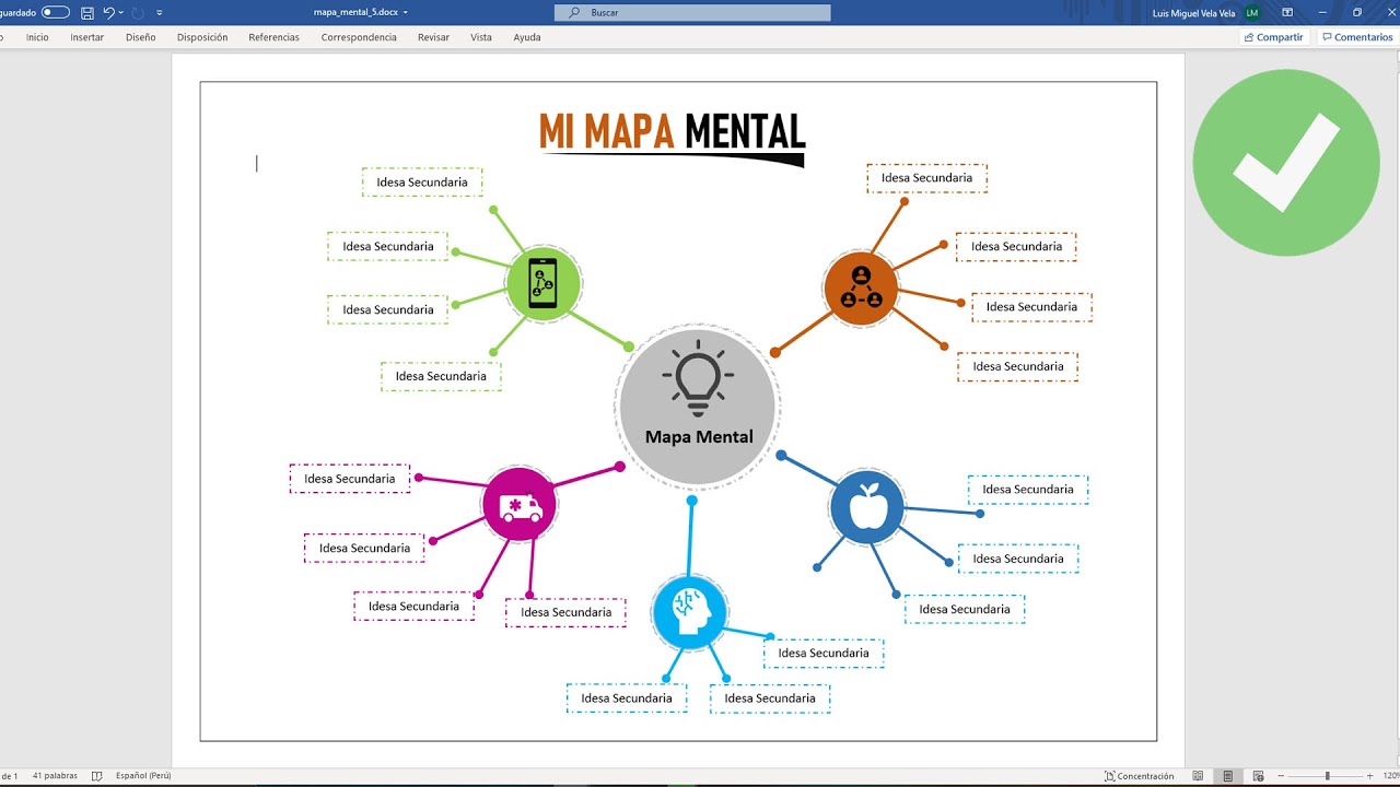 Mapa mental en Word - YouTube