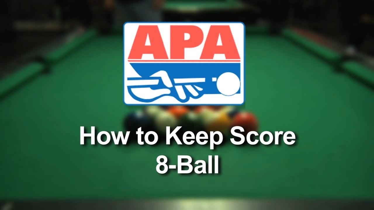 8Ball Scorekeeping with the APA 3Point Scoring System YouTube