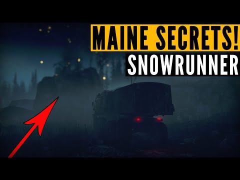 Exploring the SnowRunner SECRETS of Phase 6 Maine