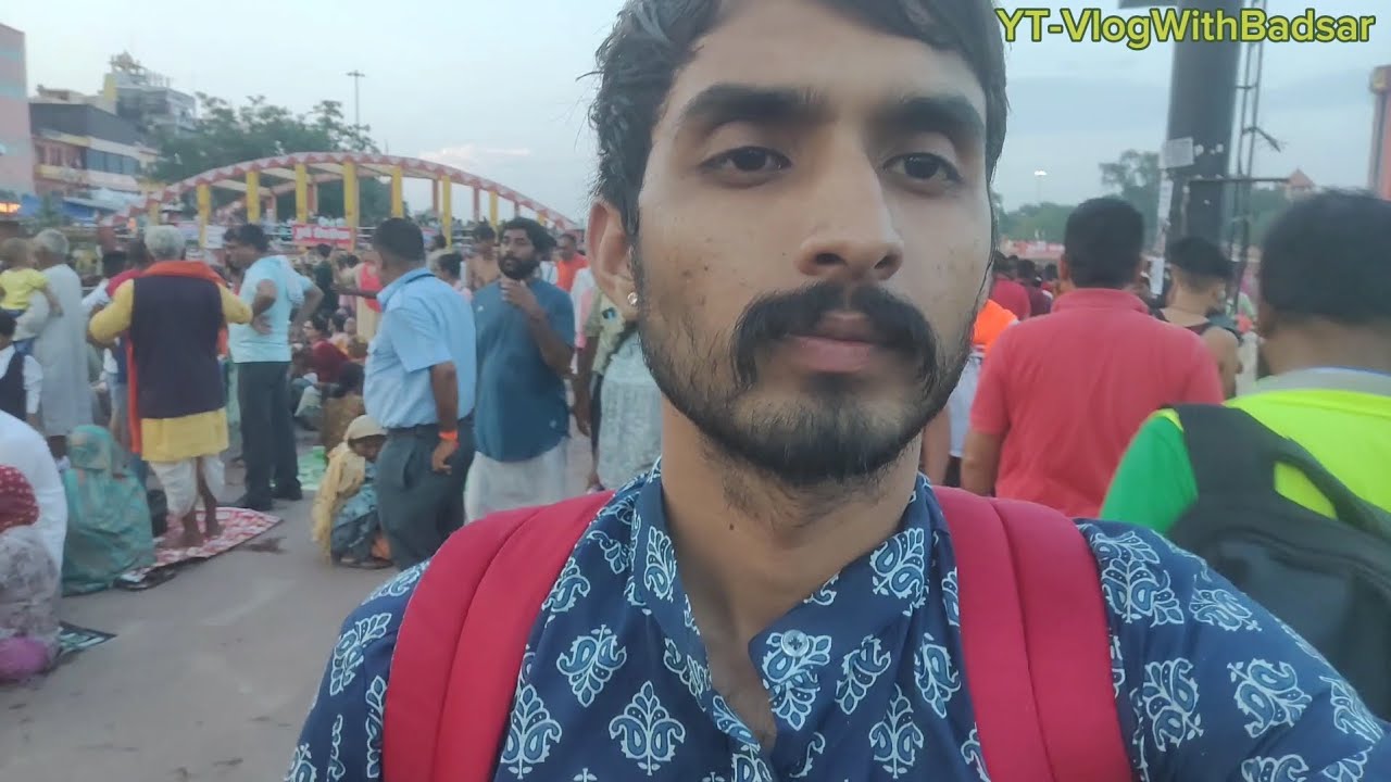 Ganga ghat haridwar somvati amasya vlog 👍@NomadShubham @VlogWithBadsar ...