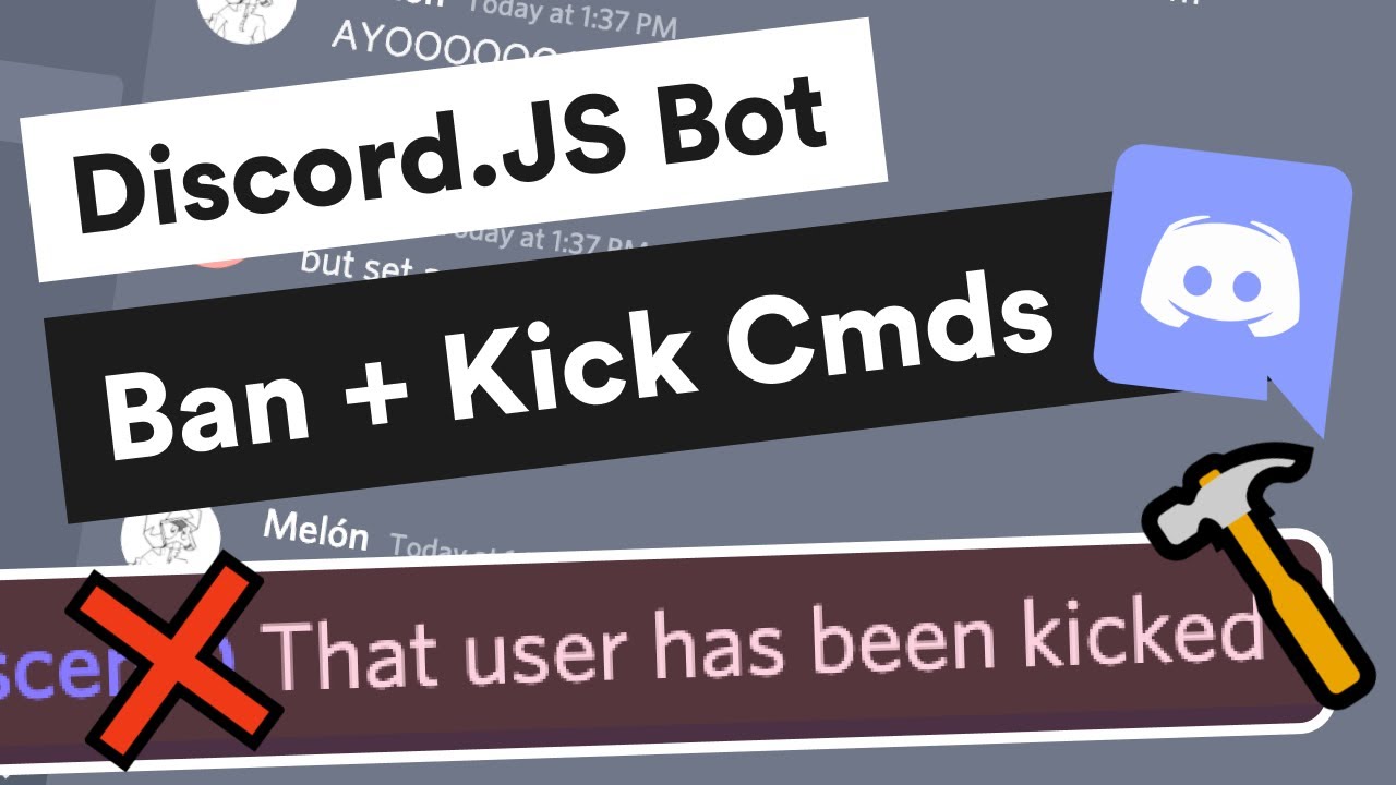 How to Create Ban and Kick Commands Bot Using Discord JS