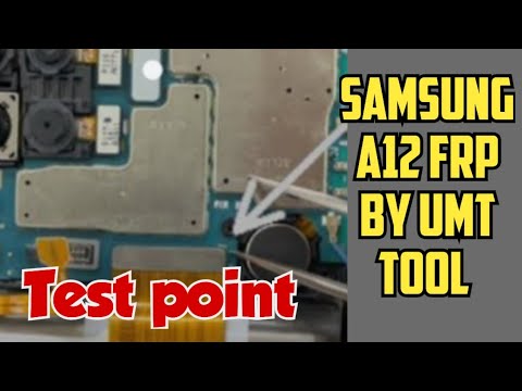 samsung A12(A125F) Android 12 frp unlock Via test point by umt mtk tool ...