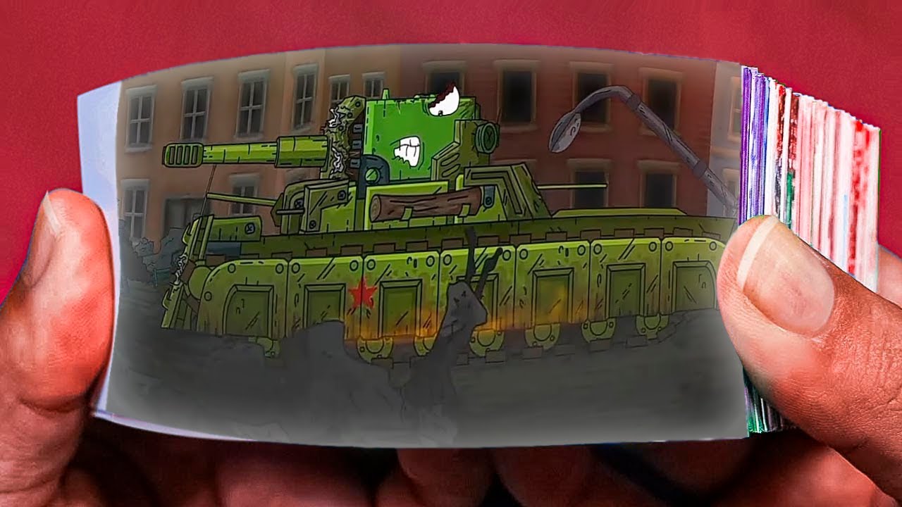 T-35 Vs Leviathan Gerand Flipbook Animation | Tanks Animation - YouTube