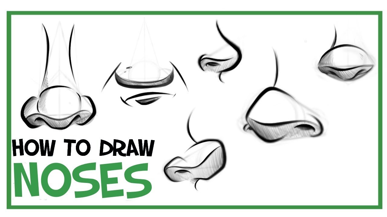 How do you draw different cartoon noses? – Meaning Of Number