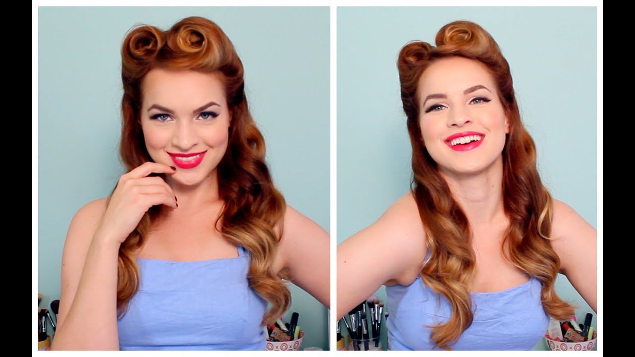 1940-s-50-s-pinup-hair-and-makeup-youtube