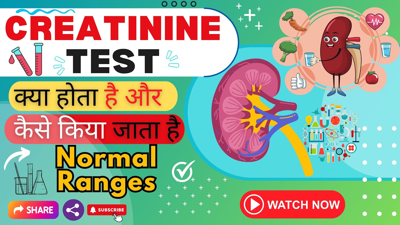 Creatinine Test II Creatinine Level II Normal Ranges - YouTube