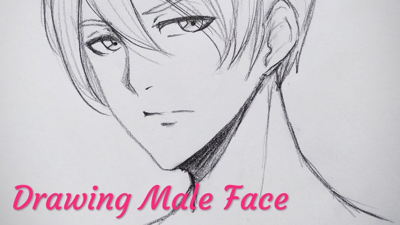 Anime Boy Face Drawing Tutorial