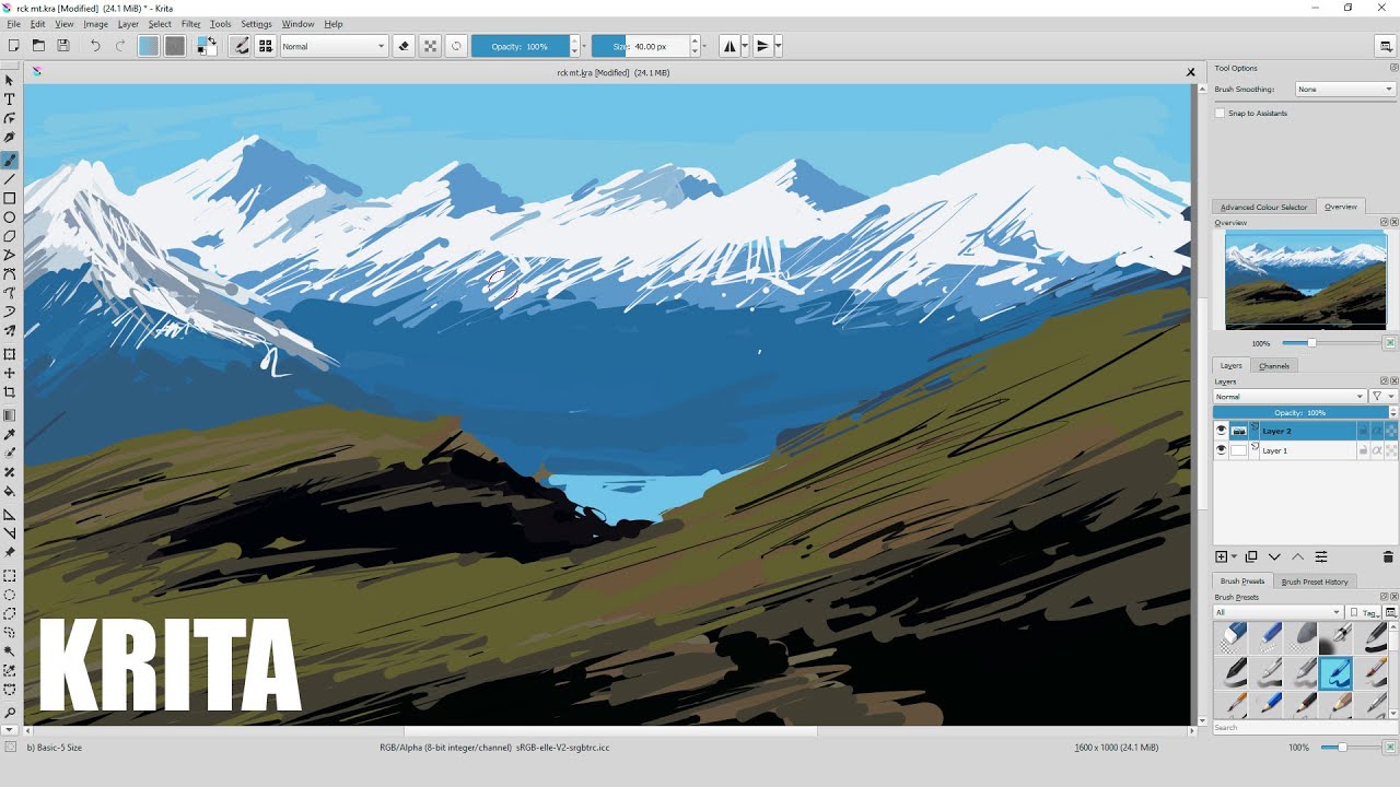 Krita Brushes For Landscapes