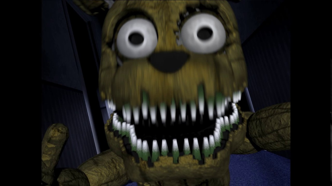 Freddy jumpscare fnaf 1 gif - retsip