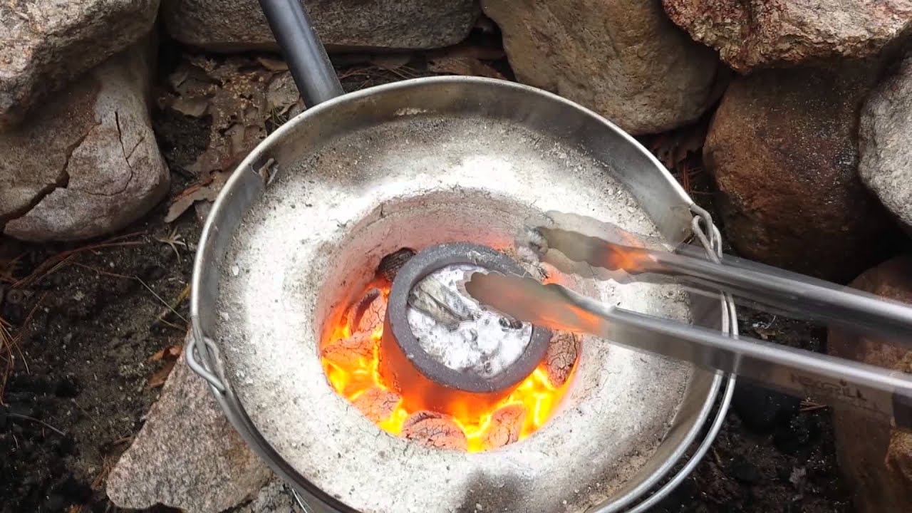 Backyard Foundry Melting Aluminum YouTube